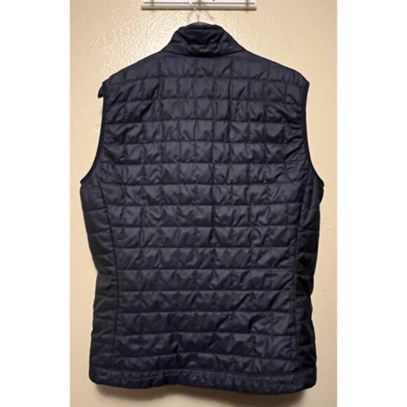 Patagonia Nano Puff Vest Primaloft Insulated Navy Blue Puffer Mens Medium *LOGO - Picture 2 of 11